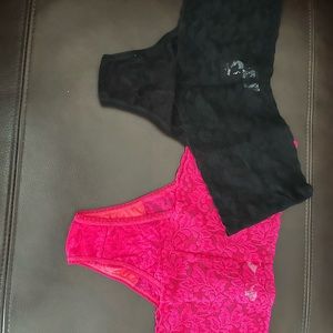 Hanky Panky Retro High Waist Thong (2 pair bundle)
